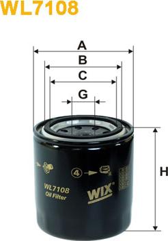 WIX Filters WL7108 - Eļļas filtrs ps1.lv