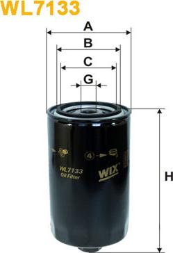 WIX Filters WL7133 - Eļļas filtrs ps1.lv