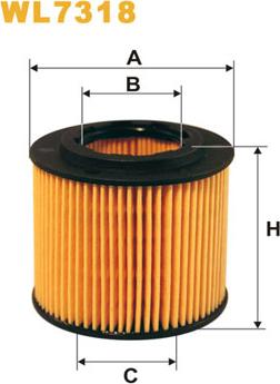 WIX Filters WL7318 - Eļļas filtrs ps1.lv