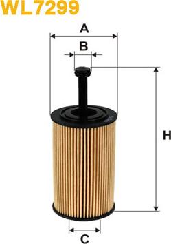 WIX Filters WL7299 - Eļļas filtrs ps1.lv