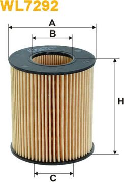 WIX Filters WL7292 - Eļļas filtrs ps1.lv