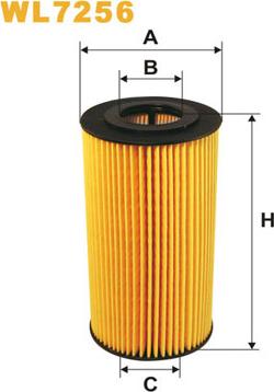 WIX Filters WL7256 - Eļļas filtrs ps1.lv