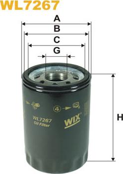 WIX Filters WL7267 - Eļļas filtrs ps1.lv