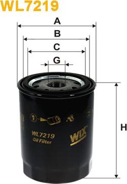 WIX Filters WL7219 - Eļļas filtrs ps1.lv