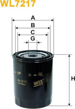 WIX Filters WL7217 - Eļļas filtrs ps1.lv