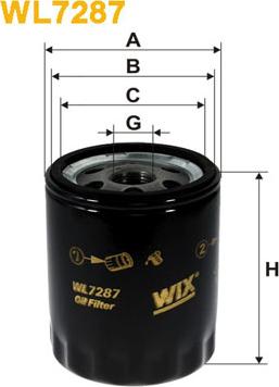 WIX Filters WL7287 - Eļļas filtrs ps1.lv