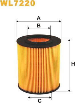 WIX Filters WL7220 - Eļļas filtrs ps1.lv