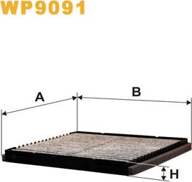 WIX Filters WP9091 - Filtrs, Salona telpas gaiss ps1.lv