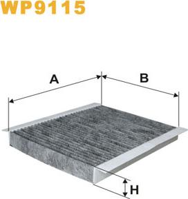 WIX Filters WP9115 - Filtrs, Salona telpas gaiss ps1.lv