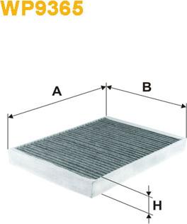 WIX Filters WP9365 - Filtrs, Salona telpas gaiss ps1.lv