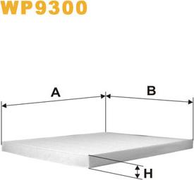 WIX Filters WP9300 - Filtrs, Salona telpas gaiss ps1.lv