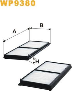 WIX Filters WP9380 - Filtrs, Salona telpas gaiss ps1.lv