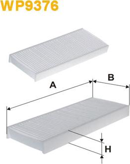 WIX Filters WP9376 - Filtrs, Salona telpas gaiss ps1.lv