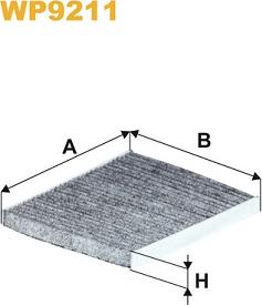 WIX Filters WP9211 - Filtrs, Salona telpas gaiss ps1.lv