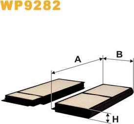 WIX Filters WP9282 - Filtrs, Salona telpas gaiss ps1.lv