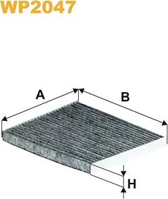WIX Filters WP2047 - Filtrs, Salona telpas gaiss ps1.lv