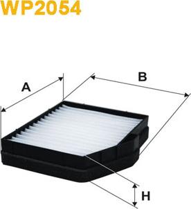 WIX Filters WP2054 - Filtrs, Salona telpas gaiss ps1.lv