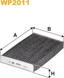 WIX Filters WP2011 - Filtrs, Salona telpas gaiss ps1.lv