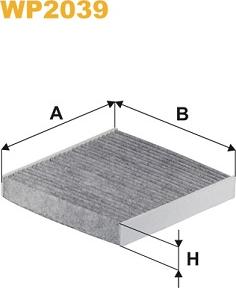 WIX Filters WP2039 - Filtrs, Salona telpas gaiss ps1.lv