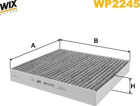 WIX Filters WP2245 - Filtrs, Salona telpas gaiss ps1.lv