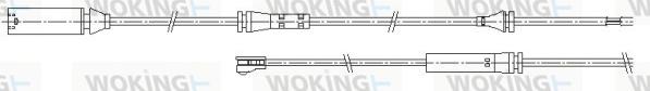 Woking 001164 - Indikators, Bremžu uzliku nodilums ps1.lv
