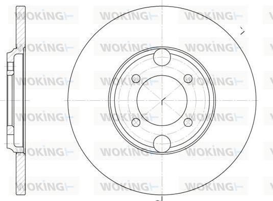 Woking D6919.00 - Bremžu diski ps1.lv