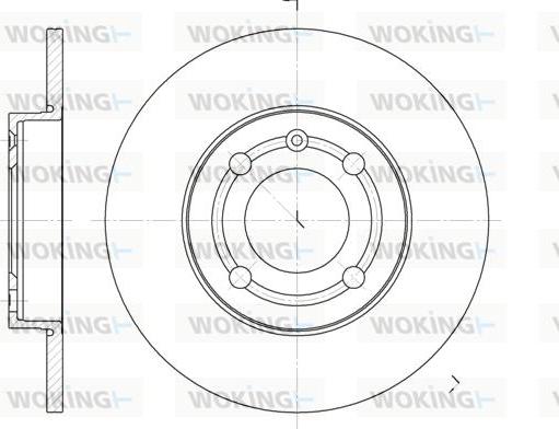 Woking D6418.00 - Bremžu diski ps1.lv