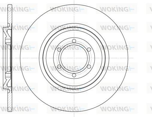 Woking D6140.00 - Bremžu diski ps1.lv