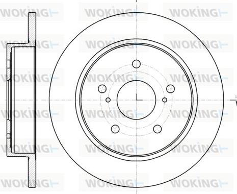 Blue Print ADK84343 - Bremžu diski ps1.lv