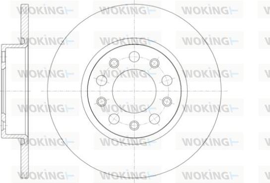 Woking D61426.00 - Bremžu diski ps1.lv