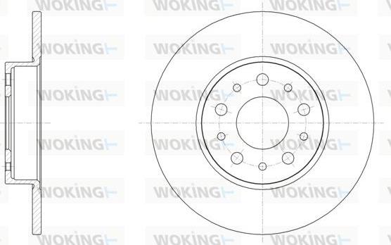 Woking D61500.00 - Bremžu diski ps1.lv