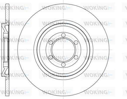 Woking D6139.00 - Bremžu diski ps1.lv