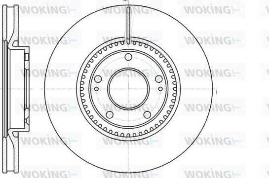Woking D61217.10 - Bremžu diski ps1.lv