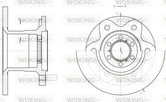 Woking D6290.00 - Bremžu diski ps1.lv