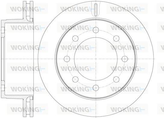 Woking D62015.10 - Bremžu diski ps1.lv