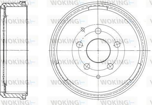 Woking D62030.00 - Bremžu diski ps1.lv