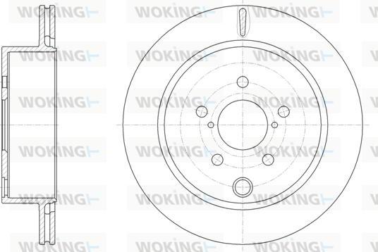 Woking D62079.10 - Bremžu diski ps1.lv