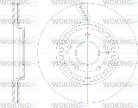 Woking D62115.10 - Bremžu diski ps1.lv