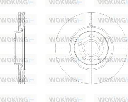 Woking D62129.10 - Bremžu diski ps1.lv