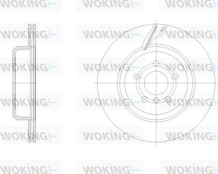 Woking D62128.10 - Bremžu diski ps1.lv