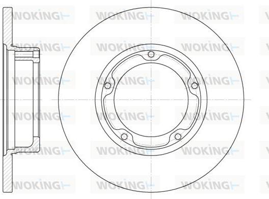 Woking D6282.00 - Bremžu diski ps1.lv