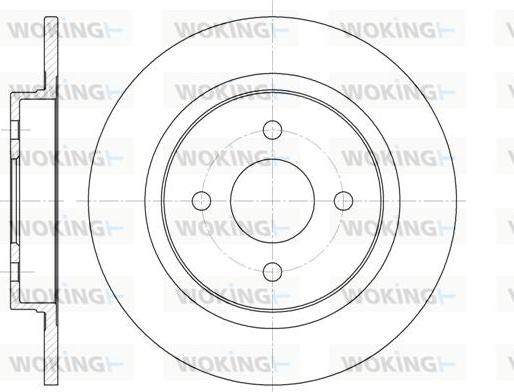 Woking D6759.00 - Bremžu diski ps1.lv