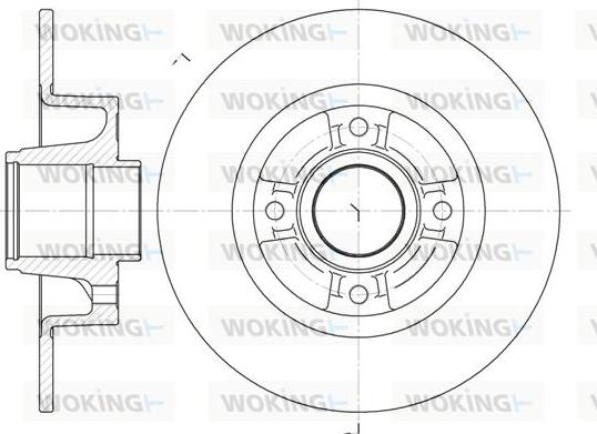 Woking D6750.00 - Bremžu diski ps1.lv