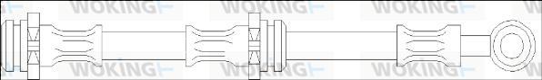 Woking G1904.13 - Bremžu šļūtene ps1.lv