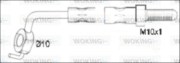 Woking G1903.92 - Bremžu šļūtene ps1.lv