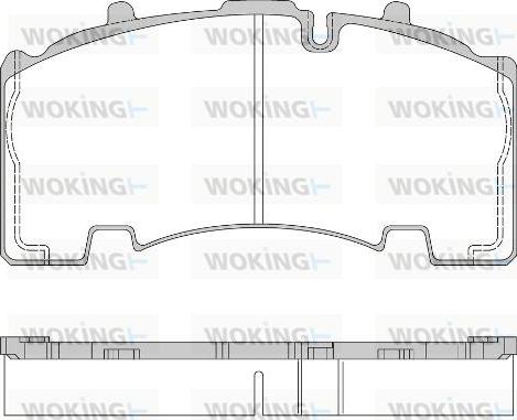 Woking JSA 14553.10 - Bremžu uzliku kompl., Disku bremzes ps1.lv