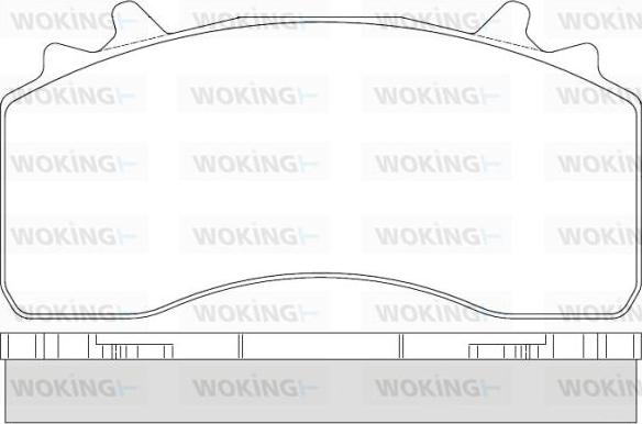 Woking JSA 14263.10 - Bremžu uzliku kompl., Disku bremzes ps1.lv