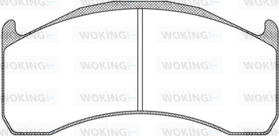 Woking JSA 11723.10 - Bremžu uzliku kompl., Disku bremzes ps1.lv