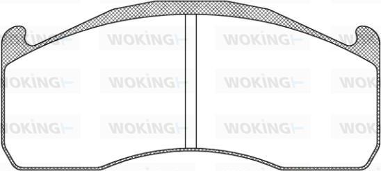 Woking JSA 12283.10 - Bremžu uzliku kompl., Disku bremzes ps1.lv