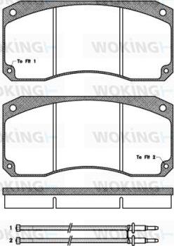 R Brake RB0833-204 - Bremžu uzliku kompl., Disku bremzes ps1.lv